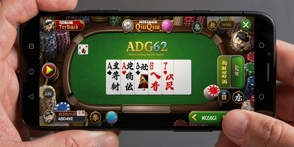 Screenshot gameplay QiuQiu yang mendebarkan di ADG62.