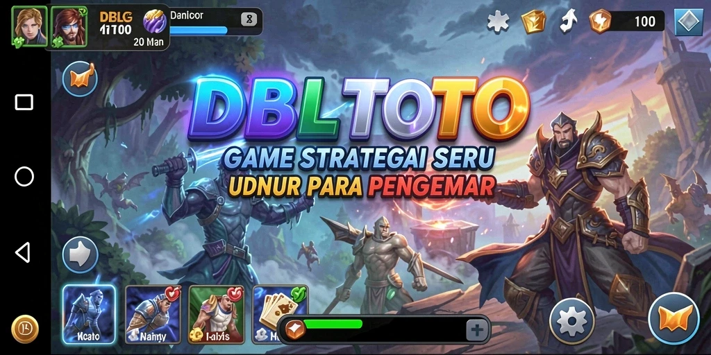 Tampilan gameplay strategis yang mendebarkan di DBLTOTO.