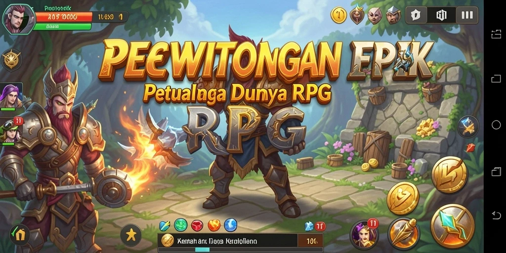 Tangkapan layar dari gameplay DEWITOGEL yang menampilkan pertempuran seru.
