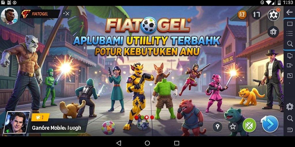 Tampilan antarmuka FIATOGEL yang sederhana dan mudah digunakan.