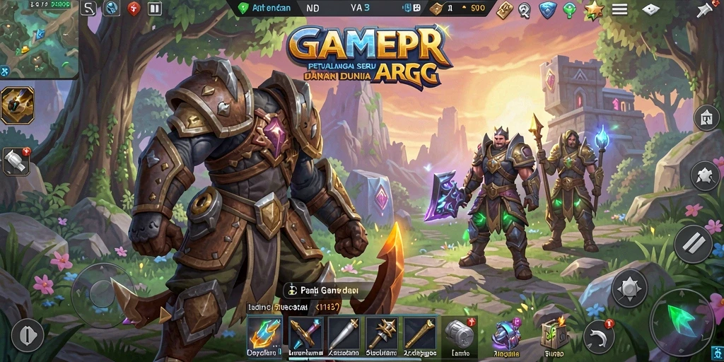 GAMERP menampilkan aksi mendebarkan dalam dunia ARPG.