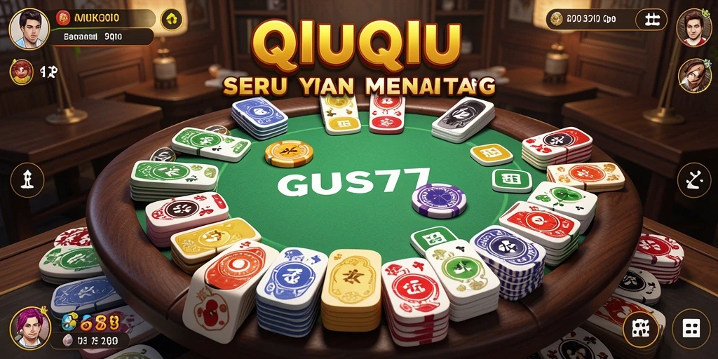 Screenshot gameplay QiuQiu GUS77 yang penuh aksi.