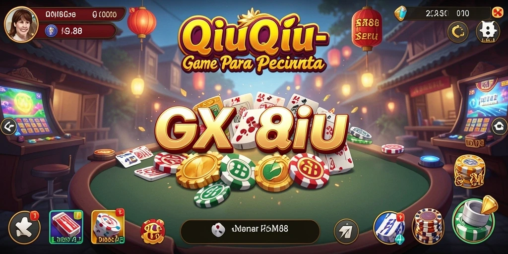 Tampilan utama gameplay GX88 yang memikat dan penuh tantangan QiuQiu.