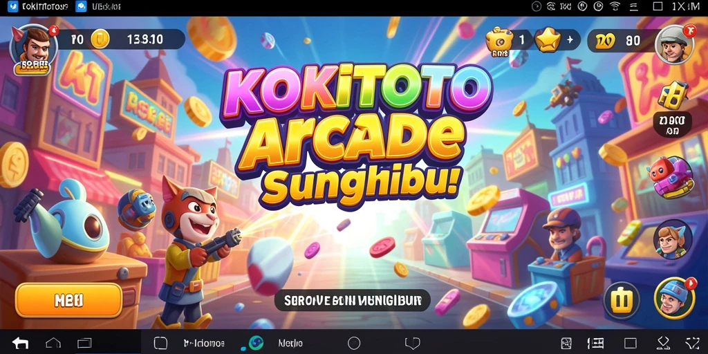 Tampilan gameplay seru dari KOKITOTO dengan tantangan menarik.