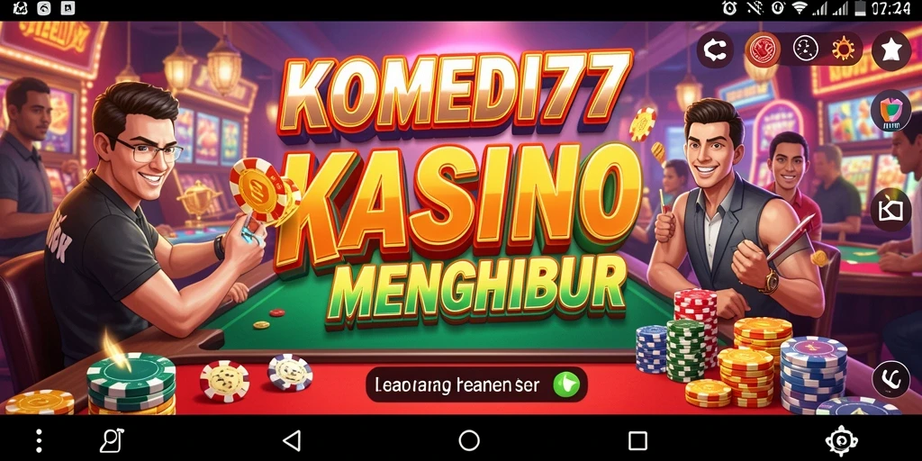 Tampilan menarik dari permainan Kasino di KOMEDI77.
