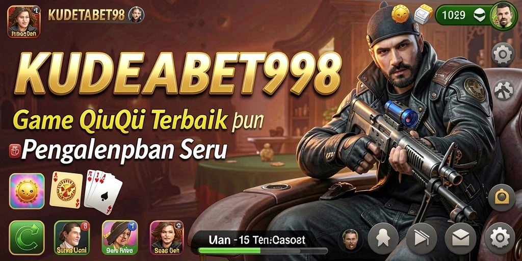 Screenshot menunjukkan gameplay seru QiuQiu di KUDETABET98.