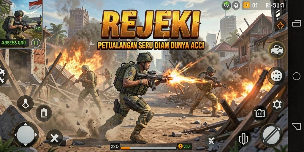 Tampilan menarik dari gameplay REJEKI yang mendebarkan.
