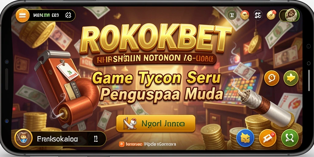 Tampilan gameplay ROKOKBET yang menarik dan interaktif.