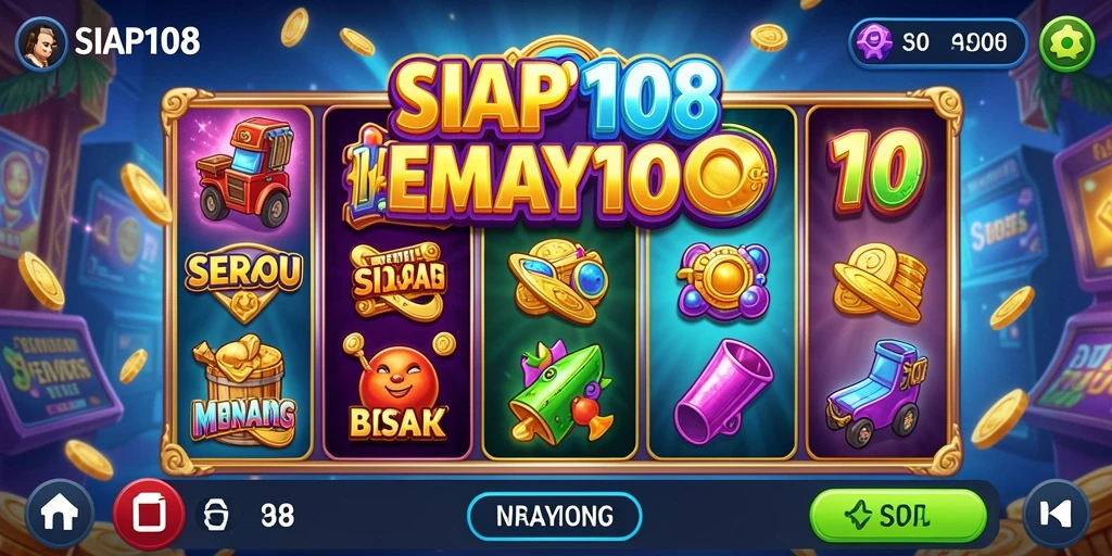 Tampilan gameplay menarik dari permainan slot SIAP108.