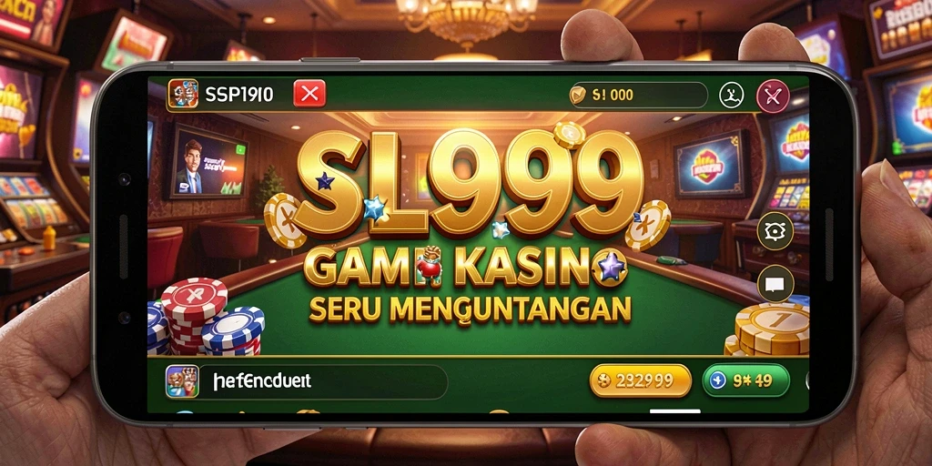 Tampilan gameplay menarik di SL999 dengan suasana kasino yang nyata.