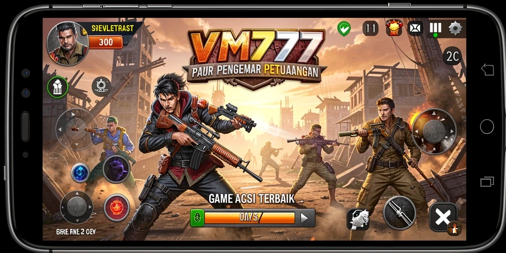 Tampilan gameplay seru VM777 dengan aksi mendebarkan.